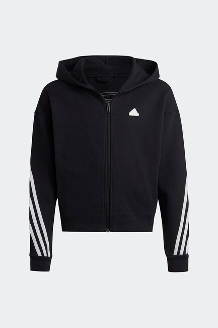 Adidas - Çocuk 3S Fermuarlı Sweat IC0118 Siyah 