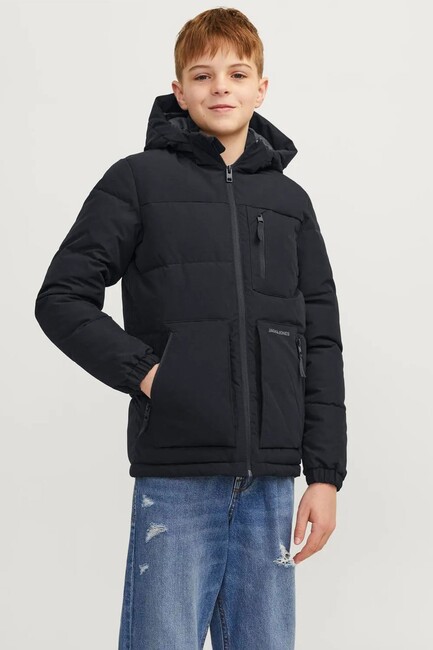 Çocuk Otto Puffer Mont 12258547 Siyah - Thumbnail