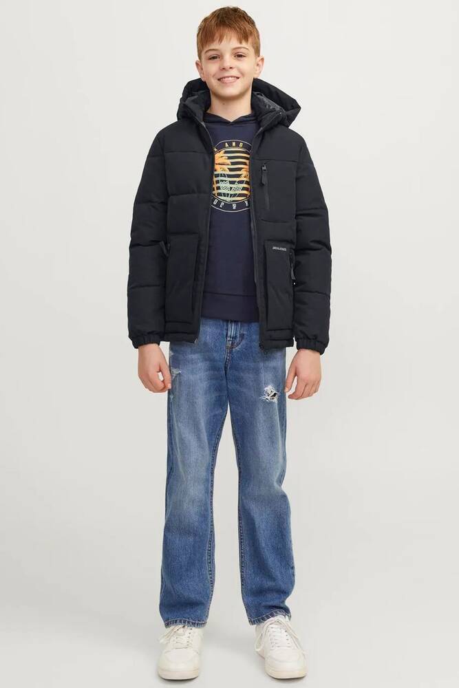 Çocuk Otto Puffer Mont 12258547 Siyah 