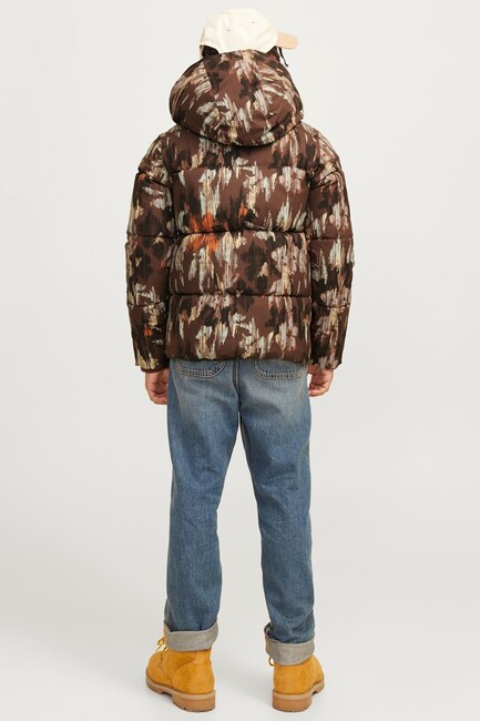 Jack & Jones - Çocuk Vesterbro Puffer Ceket 12260476 Kahve (1)