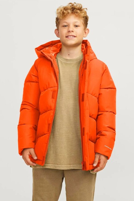 Çocuk World Puffer Mont 12260052 Turuncu - Thumbnail