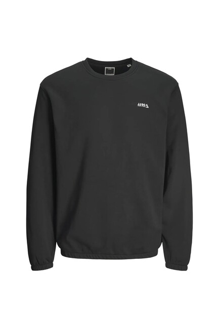 Jack & Jones - Erkek Basıc Sweat 12261364 Siyah 