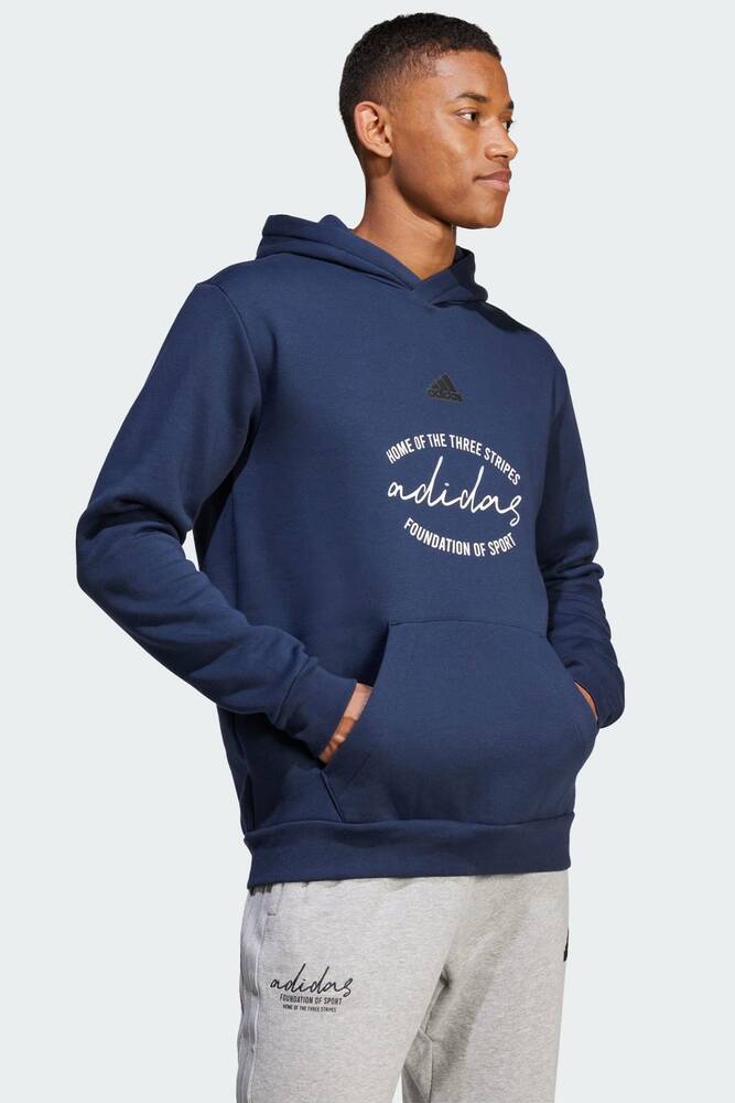 Erkek BL FL Kapüşonlu Sweat IW3567 Lacivert 