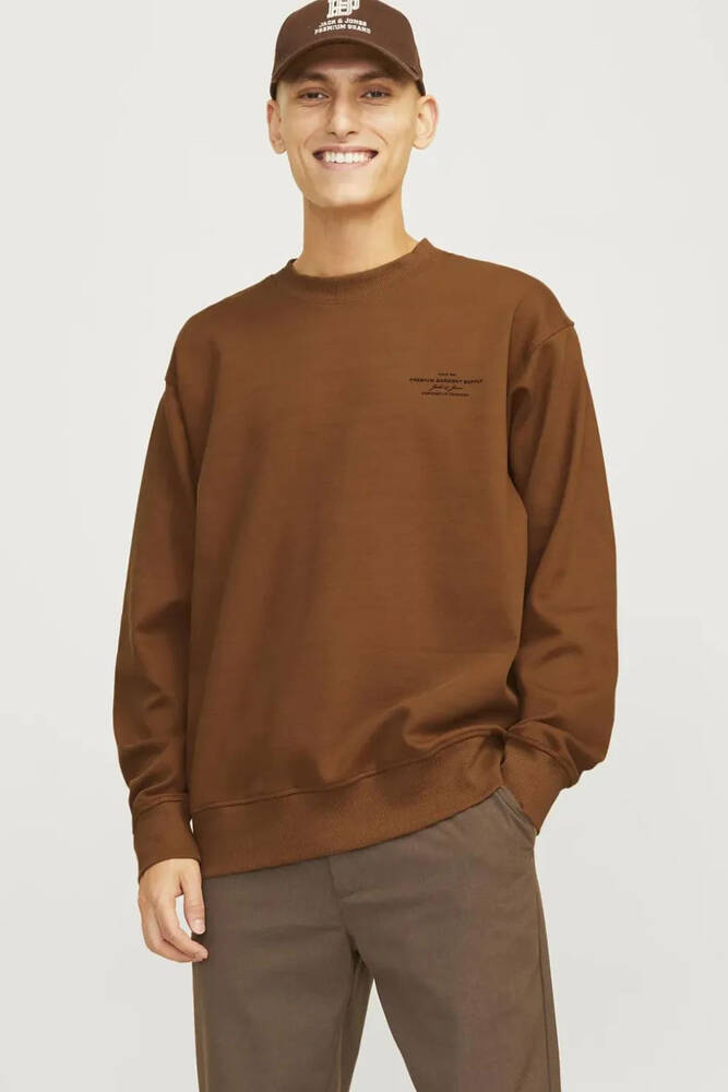 Erkek Blachad Brandıng Sweat 12261386 Camel 