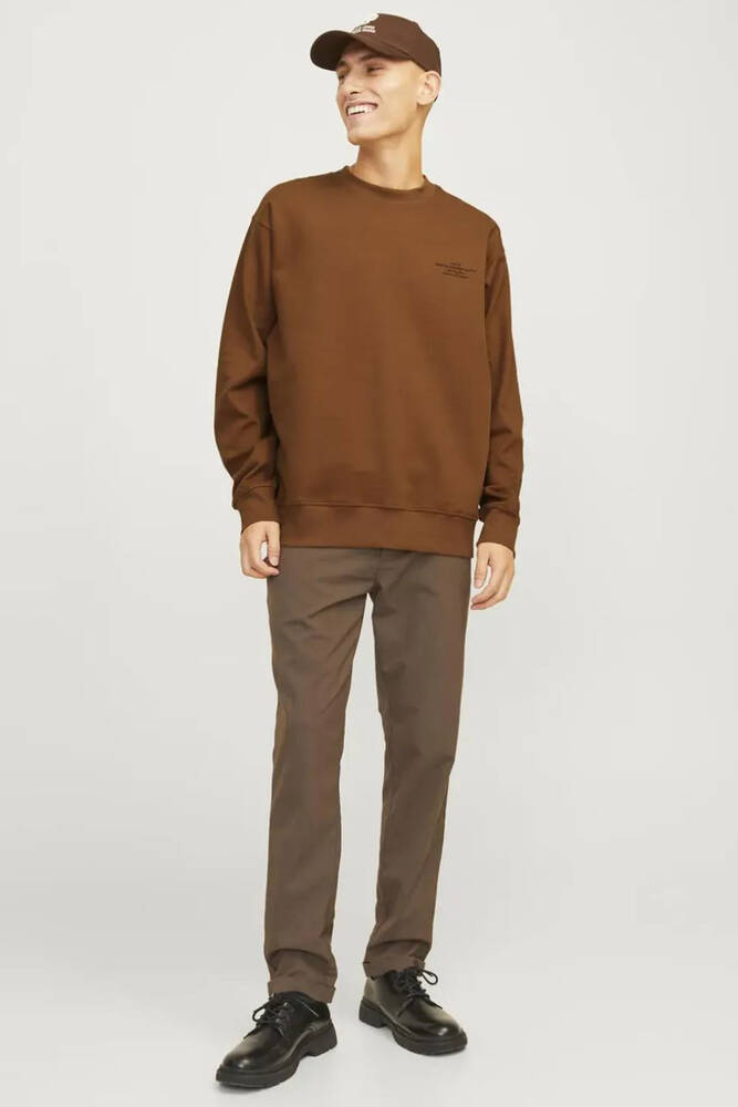 Erkek Blachad Brandıng Sweat 12261386 Camel 