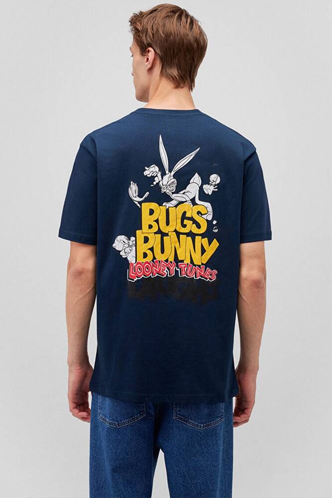 Erkek Bugs Bunny Tişört 0612305-70764 Lacivert 