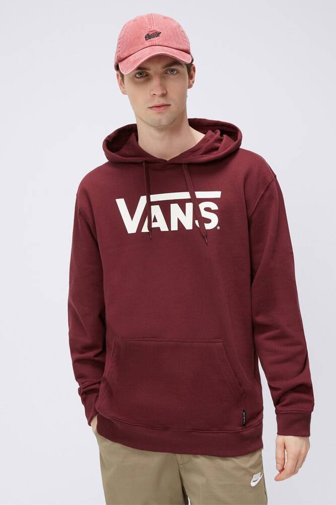 Erkek Classic Kapüşonlu Sweat VN0A7Y3X4QU1 Bordo 