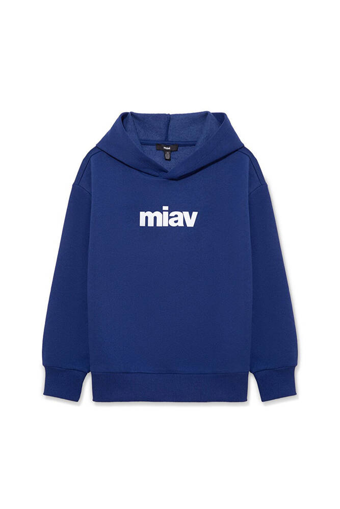 Erkek Çocuk Miav Kapüşonlu Sweat 6S10028-70722 Lacivert 