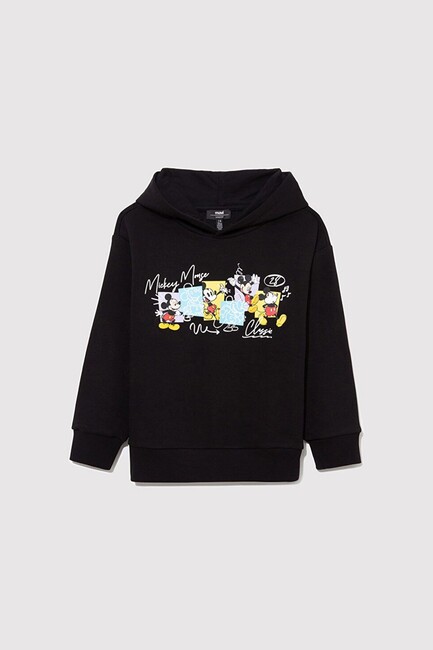 Mavi - Erkek Çocuk Mickey Baskılı Sweat 6S10088-900 Siyah 