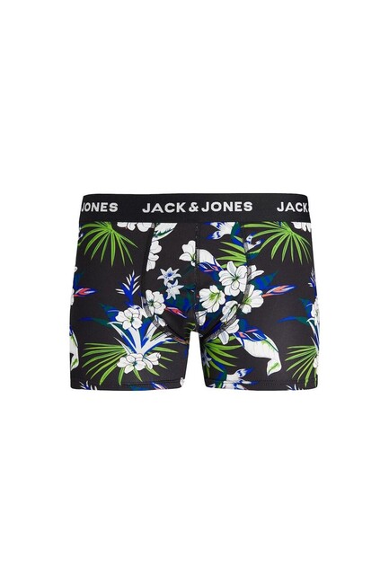 Erkek Flower Boxer 12239180 Siyah - Thumbnail