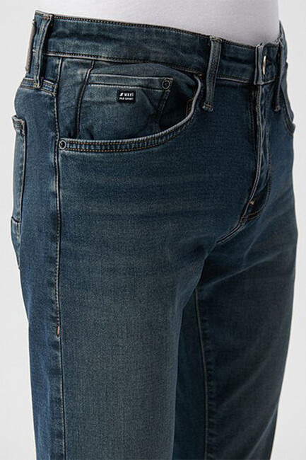 Erkek Jake Pro Sport Jean Pantolon 0042285095 Mavi - Thumbnail