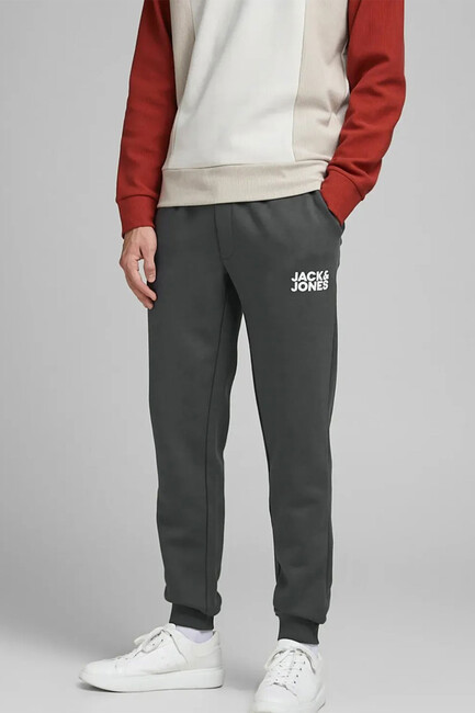 Jack & Jones - Erkek Gordon Eşofman Alt 12178421 Gri 