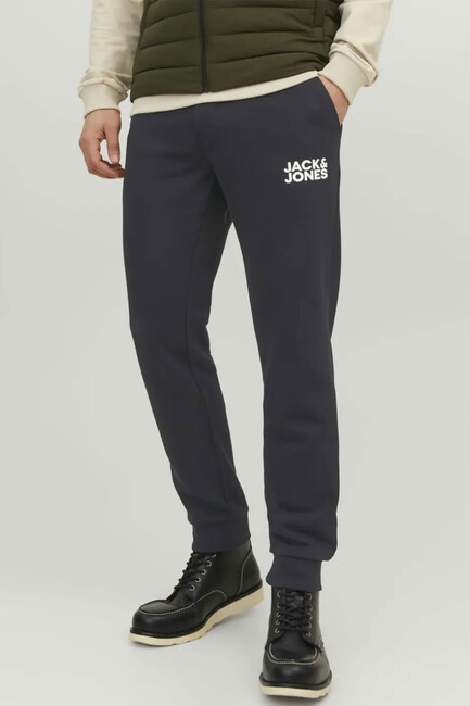 Jack & Jones - Erkek Gordon Eşofman Alt 12178421 Siyah (1)