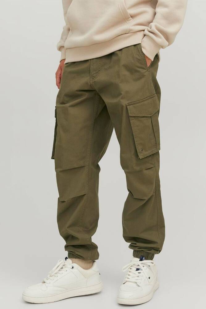 Erkek Kane Noah Cuffed Cargo Pantolon 12242264 Haki 