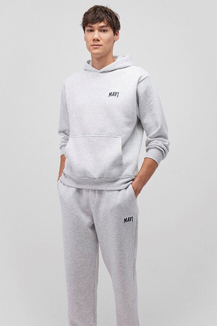 Mavi - Erkek Kapüşonlu Sweat 0S10173-82498 Gri 