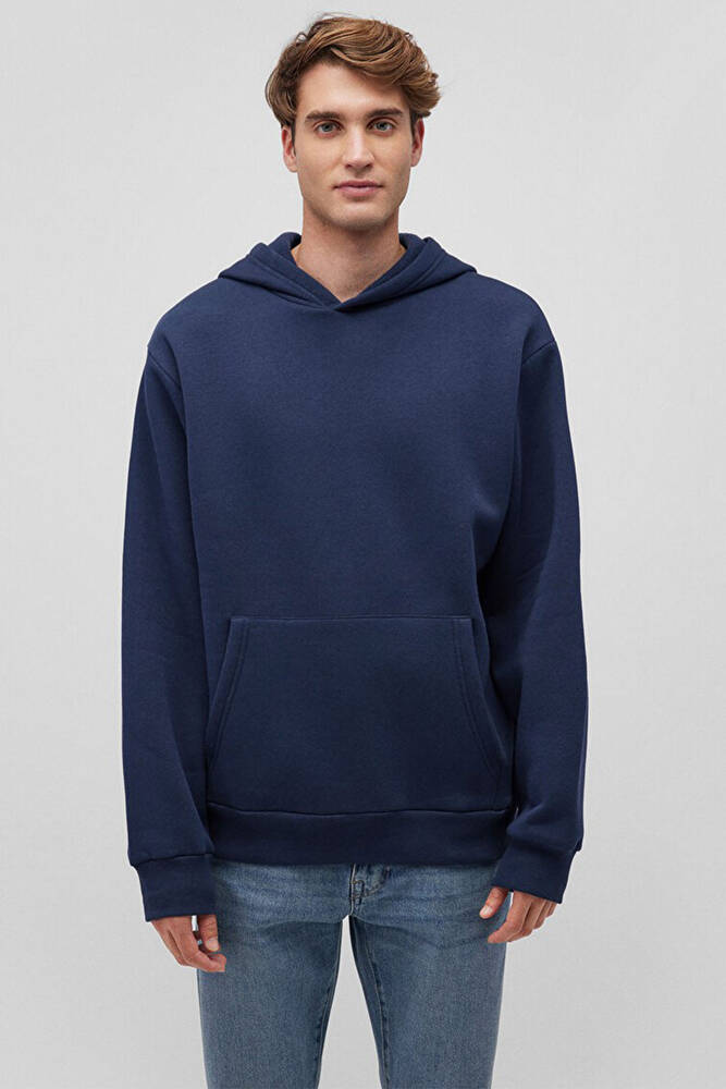 Erkek Kapüşonlu Sweat 0S10275-70490 Lacivert 