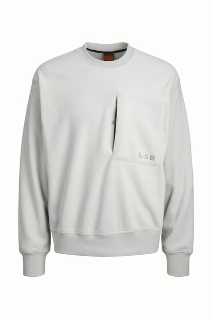 Jack & Jones - Erkek Lab Sweat 12241523 Gri 