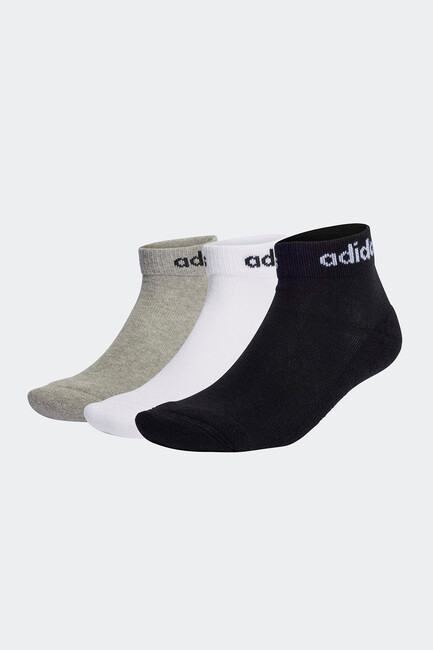 Adidas - Erkek Lın Ankle 3P Çorap IC1304 Gri 