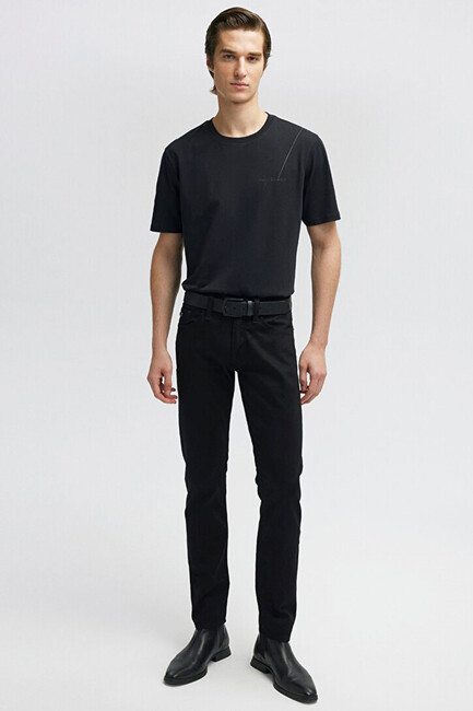 Mavi - Erkek Marcus Mavi Black Jean Pantolon 0035133304 Siyah 