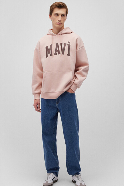 Mavi - Erkek Mavi Baskılı Sweat 067149-71150 Pembe 