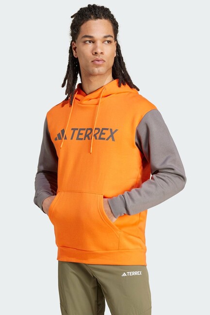 Adidas - Erkek MT Logo Sweat IX7718 Turuncu 