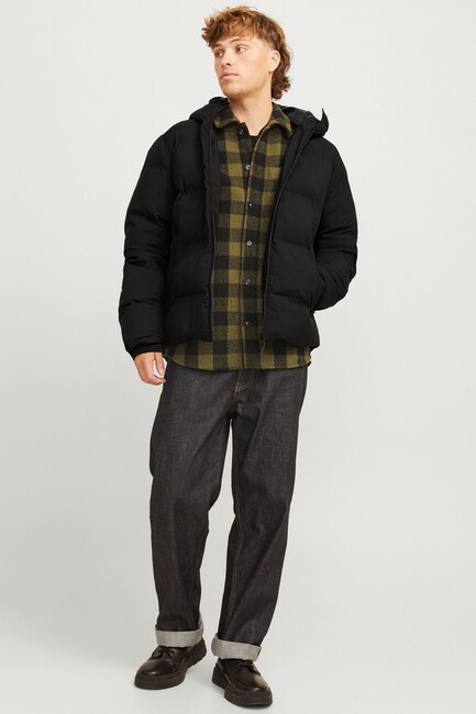 Erkek Payne Puffer Mont 12256887 Siyah - Thumbnail