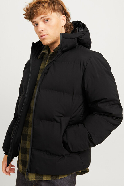 Erkek Payne Puffer Mont 12256887 Siyah - Thumbnail