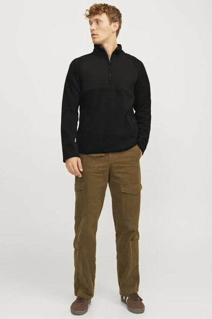 Jack & Jones - Erkek Peak Sweat 12260979 Siyah (1)