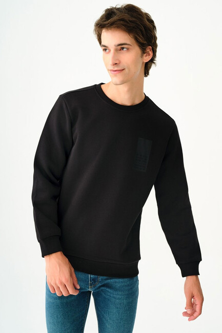 Loft - Erkek Regular Fit Sweatshirt LF2034185 Siyah 