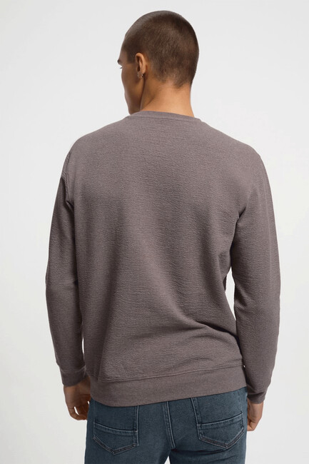 Loft - Erkek Regular Fit Sweatshirt LF2034193 Kahverengi (1)