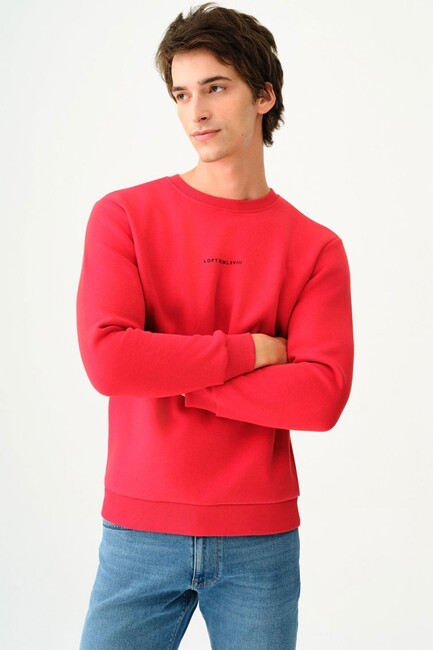 Loft - Erkek Regular Fit Sweatshirt LF2034268 Pembe 