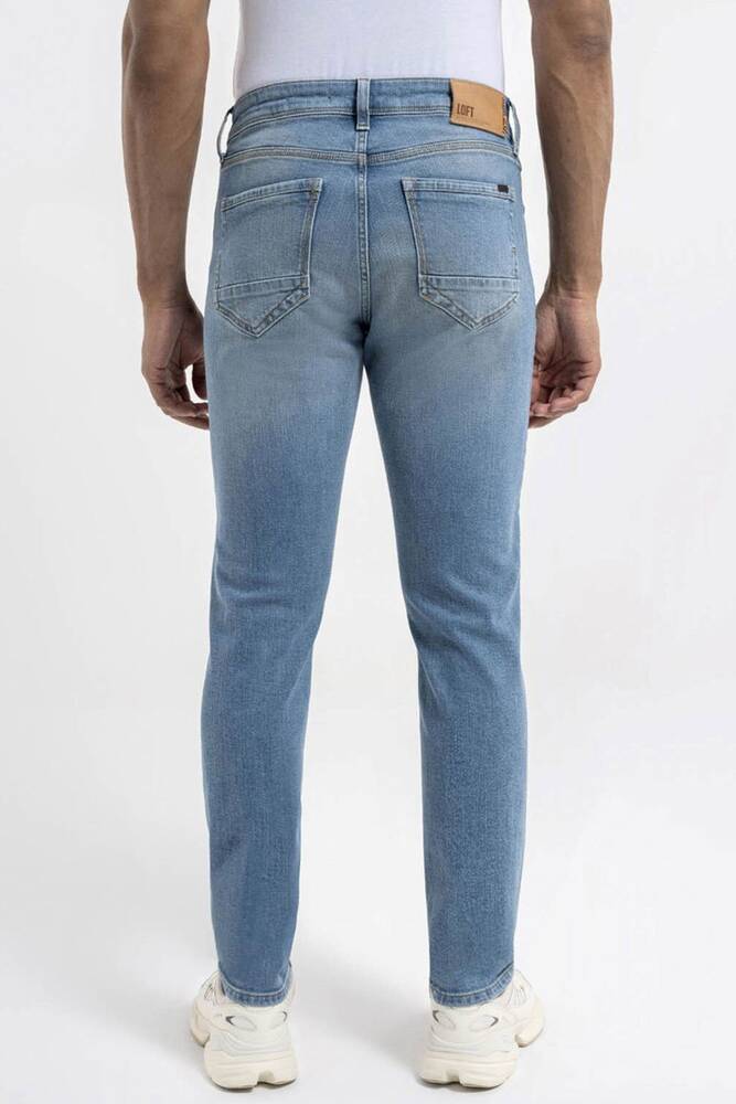 Erkek Ricardo Slim Fit Jean Pantolon LF2036089 Mavi 