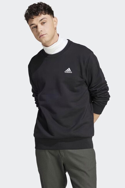 Adidas - Erkek Small Logo Sweat IC9329 Siyah 