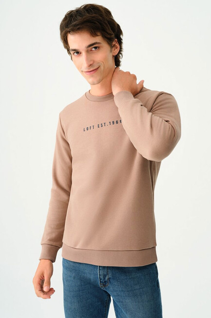 Erkek Sweat LF2037100 Kahve 