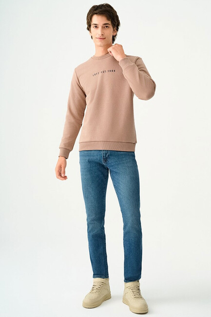 Loft - Erkek Sweat LF2037100 Kahve (1)