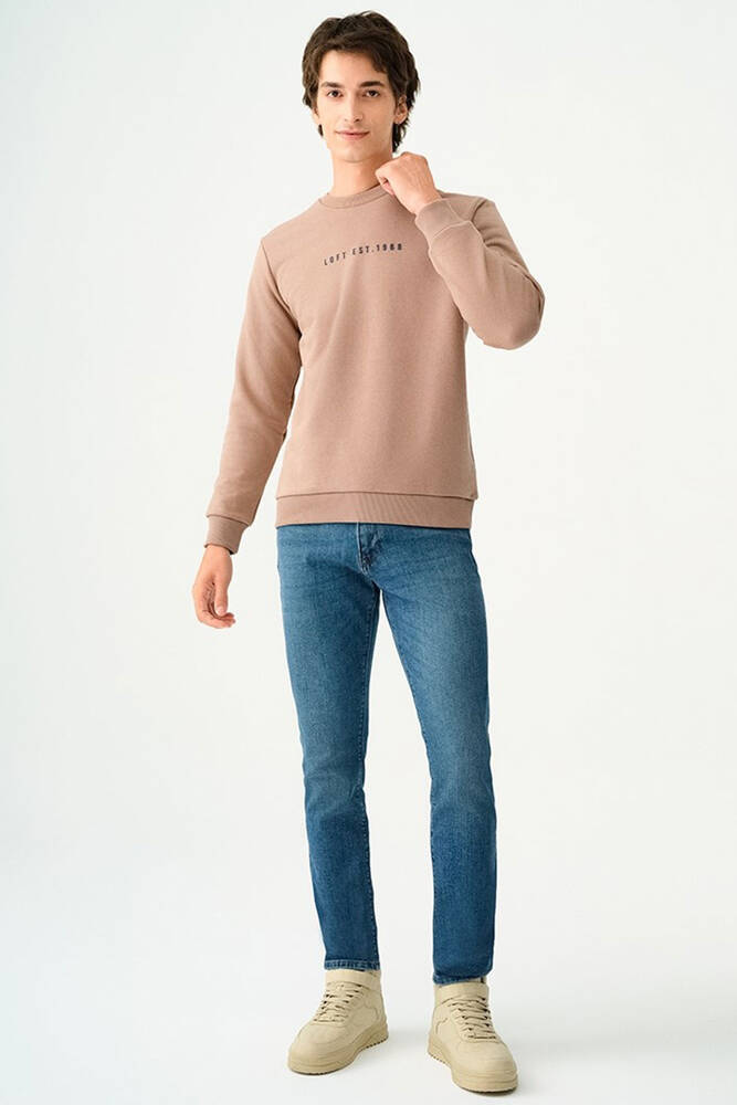 Erkek Sweat LF2037100 Kahve 