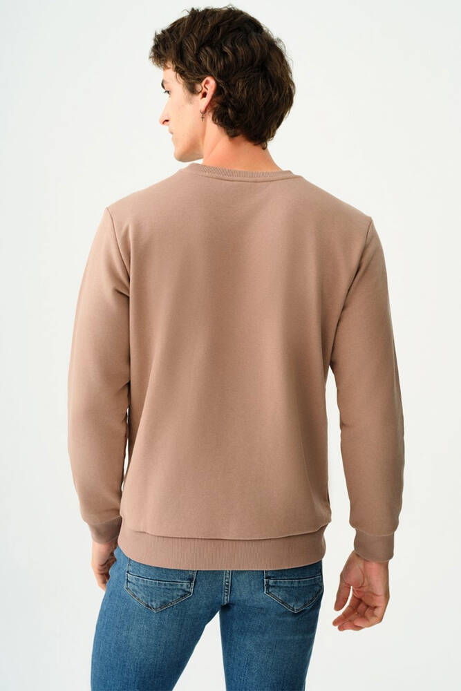 Erkek Sweat LF2037100 Kahve 