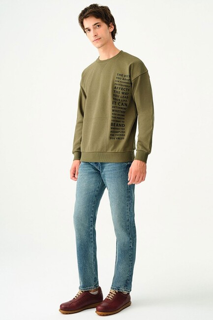 Loft - Erkek Sweat LF2037382 Haki (1)