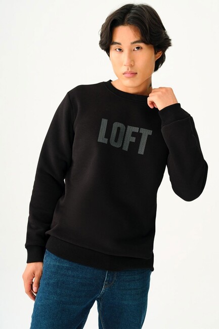 Loft - Erkek Sweat LF2037695 Siyah 