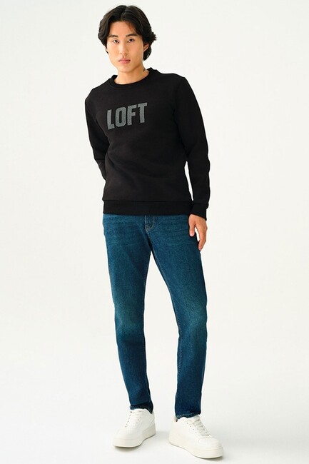 Loft - Erkek Sweat LF2037695 Siyah (1)