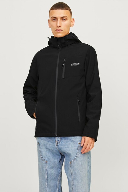 Erkek Taylor Softshell Ceket 12259615 Siyah - Thumbnail