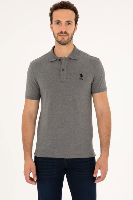 Us Polo Assn. - Erkek Tişört 000-1792462 Gri 