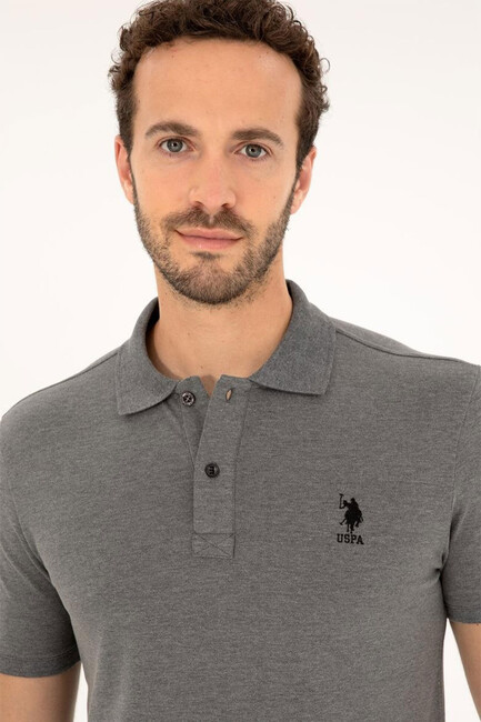 Us Polo Assn. - Erkek Tişört 000-1792462 Gri (1)