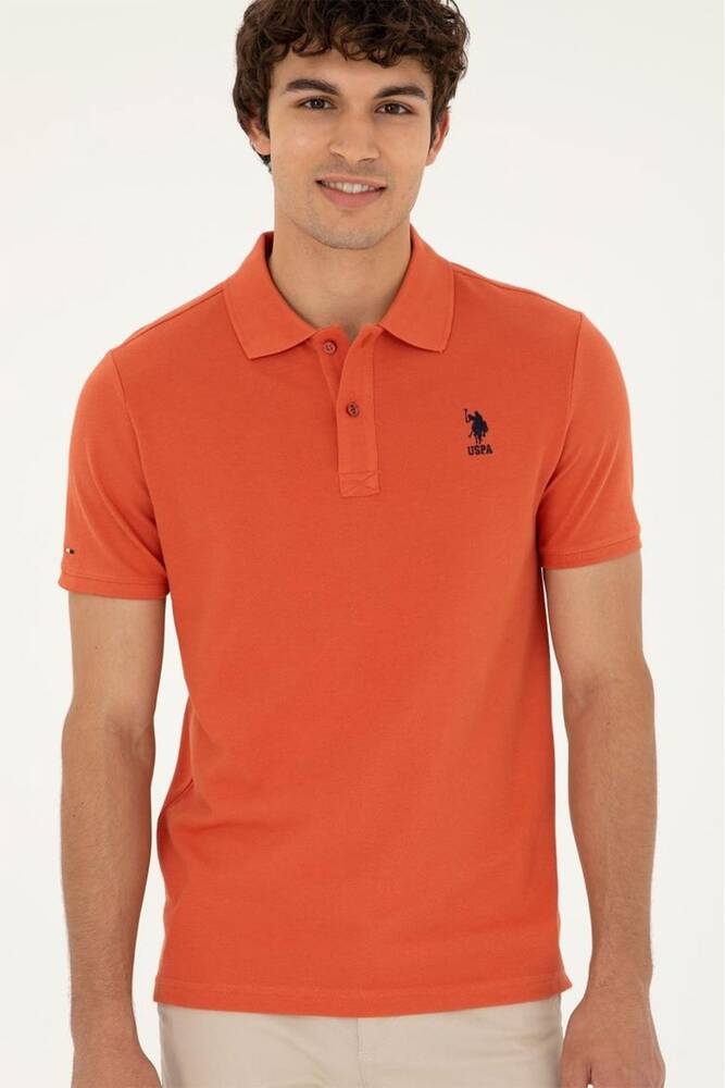 Erkek Polo Yaka Basic Tişört 000-1794860 Pudra 