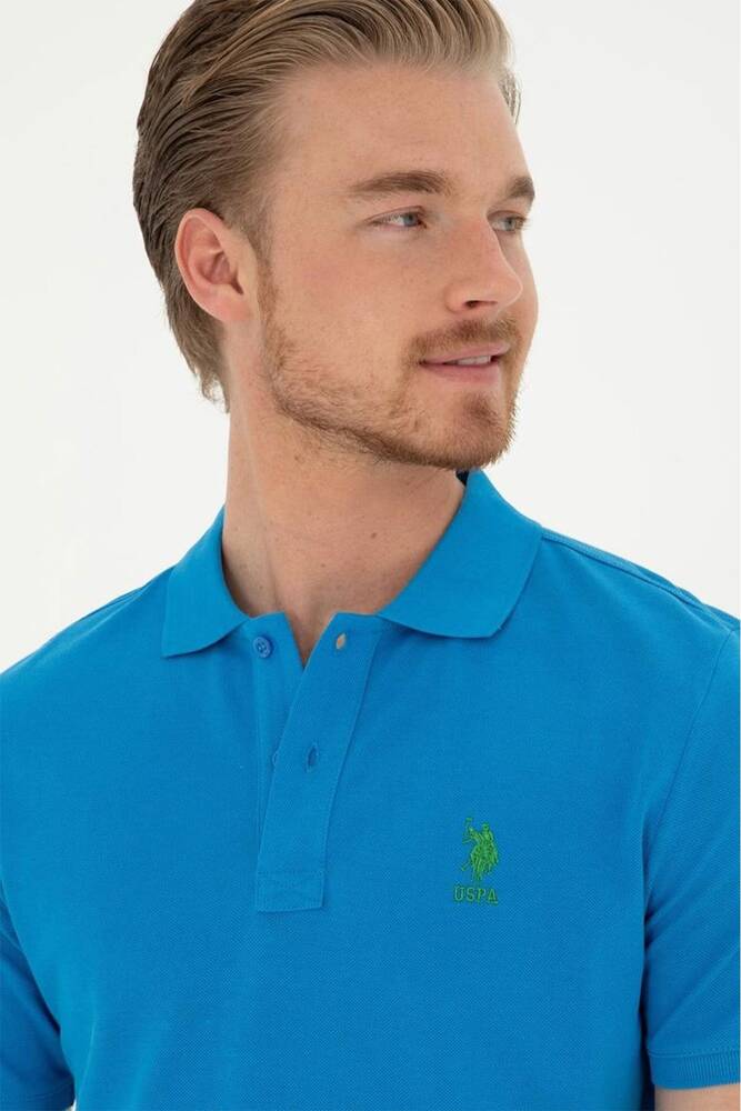 Erkek Polo Yaka Basic Tişört 000-1794860 Saks 