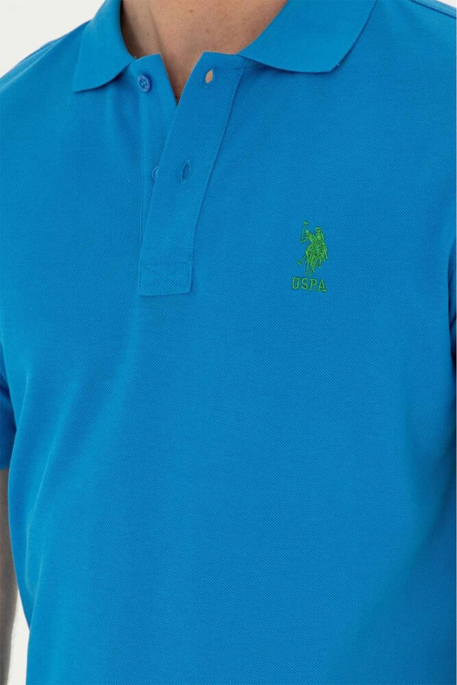 Erkek Polo Yaka Basic Tişört 000-1794860 Saks 