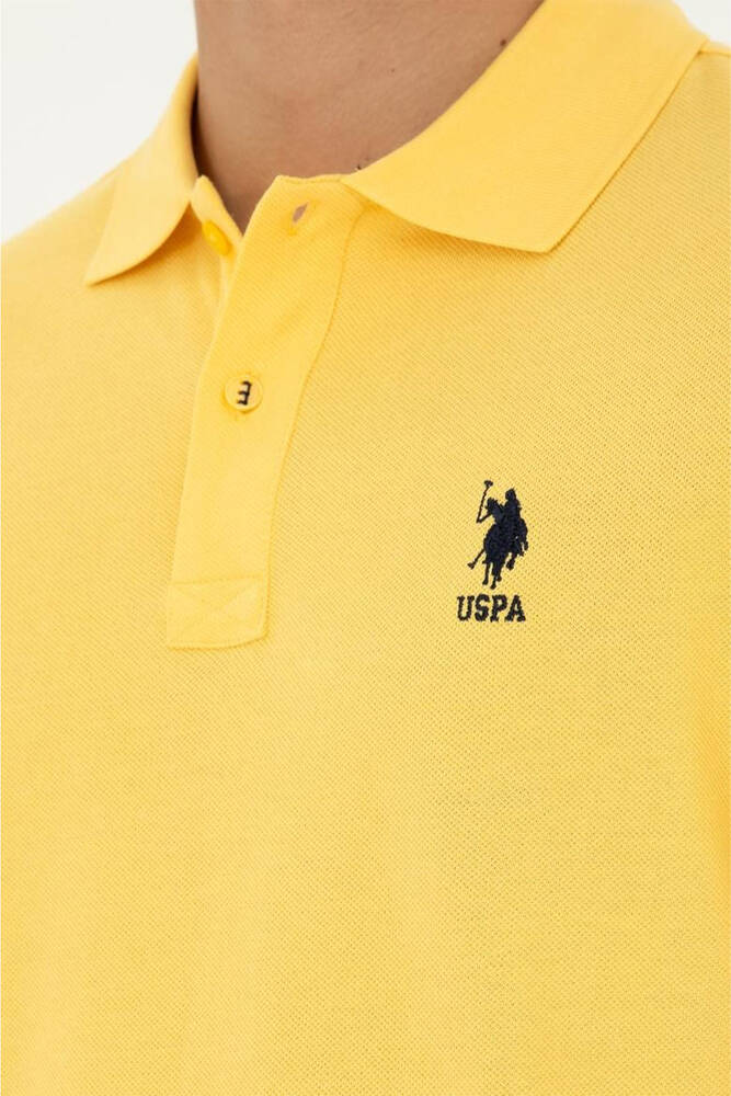 Erkek Polo Yaka Basic Tişört 000-1794860 Sarı 