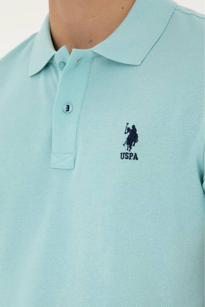 Erkek Polo Yaka Basic Tişört 000-1794860 Turkuaz 