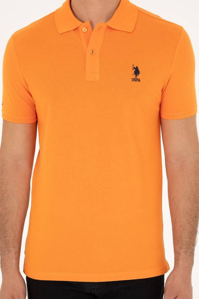 Erkek Polo Yaka Basic Tişört 000-1794860 Turuncu 