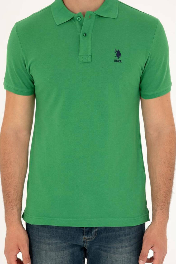 Erkek Polo Yaka Basic Tişört 000-1794860 Yeşil 